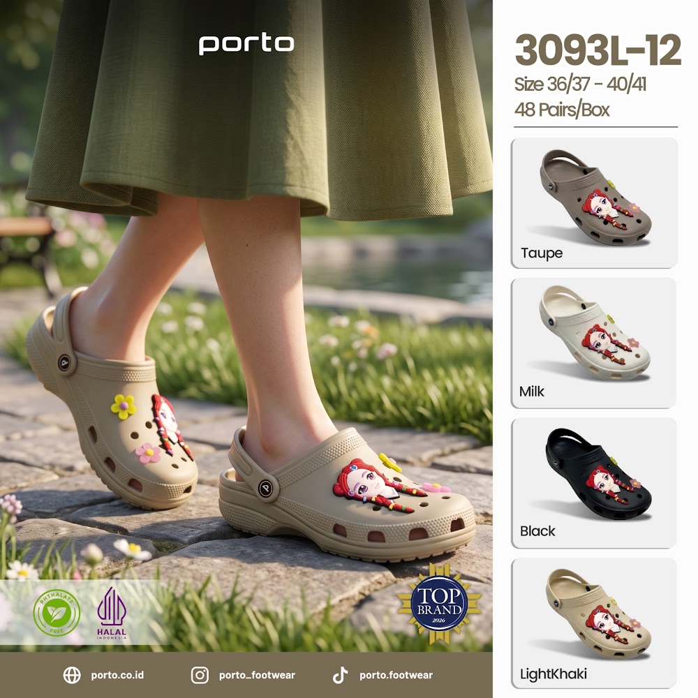 EVA Porto 3093L-12 Size 36-41 @48