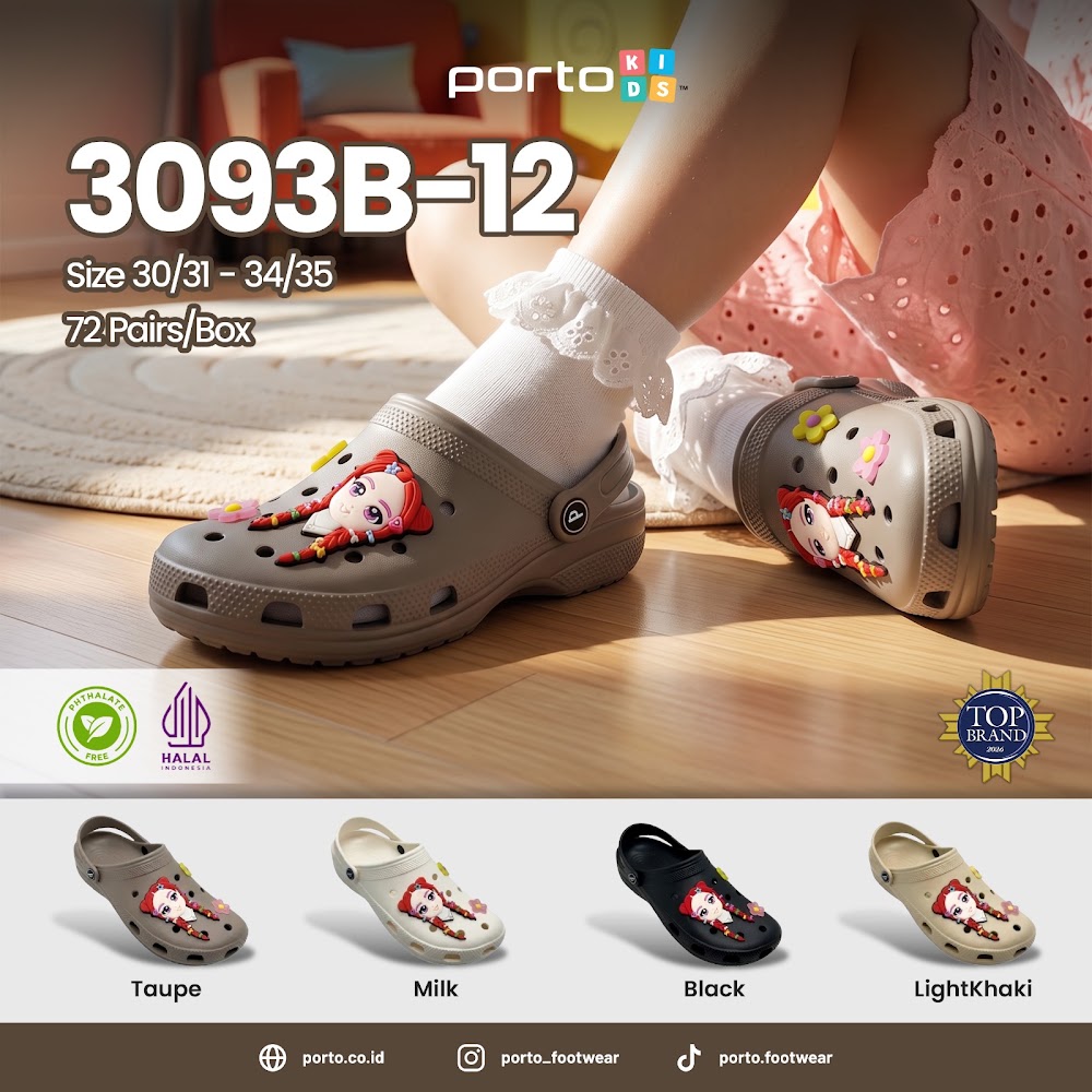 EVA Porto 3093B-12 Size 30-35 @72